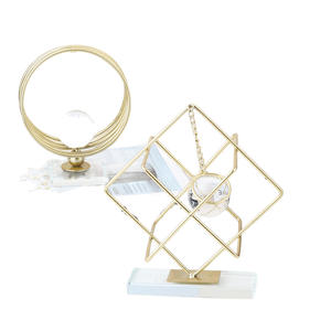 Mueble de <span class=keywords><strong>TV</strong></span> Moderno de Diseño <span class=keywords><strong>Simple</strong></span> para Sala de Estar, Mueble para Vinos, Decoración de Oficina y Hogar, Adornos Geométricos Pequeños de Hierro Estilo Nórdico - Product Image 1