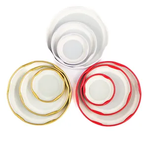 Hochwertige Metall-Twist-Off-Deckel Weißblech-Verschluss kappen für Gläser
