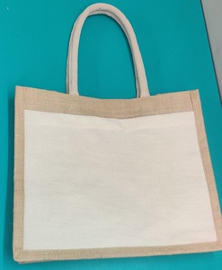 Bolso de mano de yute orgánico con estampado personalizado para mujer, elegante bolso de lona con asa automática para playa, verano, Otoño e Invierno - Product Image 3