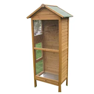 New Design decorative cheap Hot Wood pigeon vietnam Bird Cage manufacturers Parrot house Aviary for Outdoor