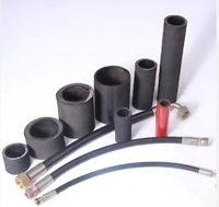 An-4 6 8 10 12 16 20 Couvercle en nylon noir en acier inoxydable tressé CPE ou NBR Tuyau de refroidisseur d'huile de ligne de carburant en caoutchouc
