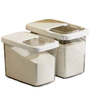 Insect Moisture-Proof Plastic Rice Bucket With Thickened Lid for Kitchen of Grain Flour & <b>Food</b> <b>Storage</b> Container - Product Image 2