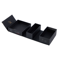 Boîtes rigides en carton personnalisées de haute qualité, créatives, multi-compartiments, portables, avec impression de logo magnétique, nouvelle génération, cadeau