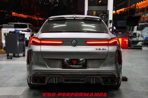 Kit Carrozzeria Completo in Fibra di Carbonio LD Style X6M per <span class=keywords><strong>BMW</strong></span> <span class=keywords><strong>X6</strong></span> G06 (2020-2023) - Paraurti/Minigonne Laterali/Diffusore Posteriore/Spoiler - Product Image 6