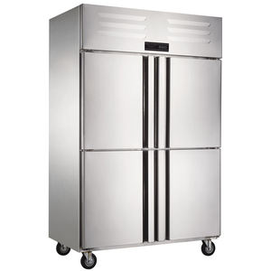 Congelador Comercial de 24 Pulgadas de Ancho, 2 Puertas, 2 Secciones, Acero Inoxidable, Enfriamiento por Ventilador, 54 Pies Cúbicos, Puerta de Vidrio, Refrigerador - Product Image 2