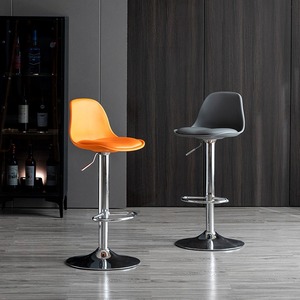 <span class=keywords><strong>Tabouret</strong></span> de Bar <span class=keywords><strong>Haut</strong></span> Moderne Simple pour Usage Domestique Chaise Réglable avec Dossier pour Salon Comptoir Bar - Product Image 3