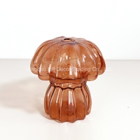 Vente en gros de best-seller vase champignon coloré en verre borosilicate vases à fleurs en verre bombé décoration maison
