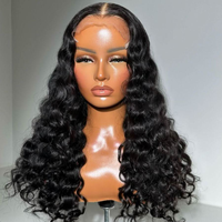 Perruque de cheveux humains bouclés bruts birmans, indiens, 13x6, sans colle, avec dentelle frontale HD complète, perruque frontale naturelle en cheveux vierges