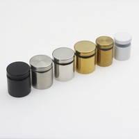 Stainless Steel Zinc Finish Fully Threaded Wall Mount Sign Standoff Fixing Screws Hardware 16/19/12x20/25mm Fasteners