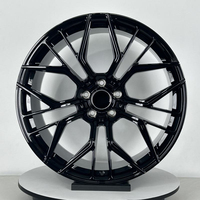 Rines HZH de Aleación Forjada de 18-24 Pulgadas con Acabado Negro y Diseño Multirradio para Audi TT RSQ8 RS7 RS6 RS5 RS4