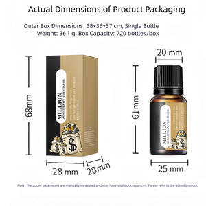 Aceite Esencial de Aromaterapia Orgánico Personalizado de 10 ml, 100% Puro, <span class=keywords><strong>Perfume</strong></span>, Aceite Aromático, Mezclas de Fragancias Orgánicas - Product Image 4