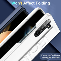 Couverture à rabat antichoc de qualité militaire pour Samsung Z Fold6/7 protecteur d'affichage Flexible universel sangle élastique poignée de téléphone pour