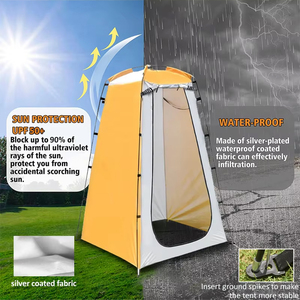 Tente de Douche Pliable pour <span class=keywords><strong>Camping</strong></span>, Cabine de Douche et Vestiaire, Tente Gonflable d'Extérieur avec Support pour <span class=keywords><strong>Camping</strong></span> - Product Image 5