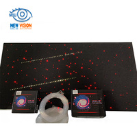 Kit plafond ciel étoilé pour toit de voiture LED fibre optique étoile filante étoile pour voiture avec télécommande
