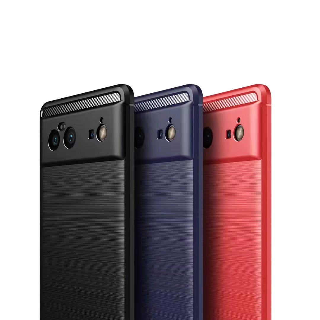 2021 высококачественный чехол из углеродного волокна и ТПУ, задняя крышка, силиконовый чехол для телефона Google Pixel 6 Pro, Google Pixel 6