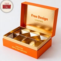 Juego de Cajas de Regalo Personalizables para Postres de Chocolate, Diseño de Caja de Papel Premium, Recuerdos de Panadería, Regalos para Fiestas