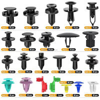 Nouveau Kit de 725 Clips de Fixation en Plastique de Haute Qualité pour Voiture, 19 Tailles, Fixations Universelles pour Auto, Rivets à Poussoir, Outils de Garniture, Vente en Gros