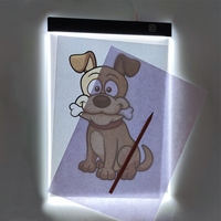 A5 LED Lingt Pad Light Box Dessin Croquis Conseil 2D Animation Photo Croquis X-Ray visualisation Conception 3 niveaux Gradation