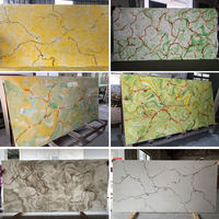 Dalle de pierre de luxe translucide artificielle Feuilles de fond en pierre translucide Panneau mural à surface solide transparent