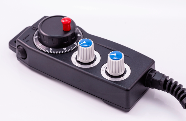 High Performance EHDW-C Manual Pulse Generator Solid Plastic Wireless MPG Handwheel with 1A (NC) Enable for CNC Machining Center