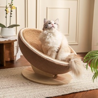 Sofá Esquinero Grande de Madera y Cuerda de Sisal, Duradero, para Mascotas, Tipo Huevo, Rascador para Gatos, para Interiores, Sala de Estar, Venta al por Mayor OEM/ODM