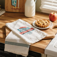 Hoshom – Serviette de cuisine de Noël 100 % coton, torchon imprimé personnalisé, cadeau saisonnier pour la maison, faible MOQ, prix d'usine, fournisseurs en gros