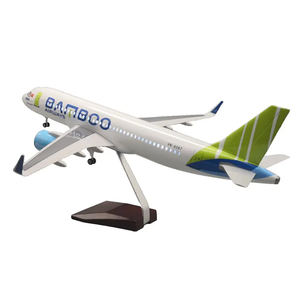 แอร์บัสขนาด45ซม. A330จากประเทศจีน Zijin <span class=keywords><strong>1</strong></span>:150 47ซม. มีล้อและไฟจำลองขั้นสูงโมเดลเครื่องบินเรซิน - Product Image 4