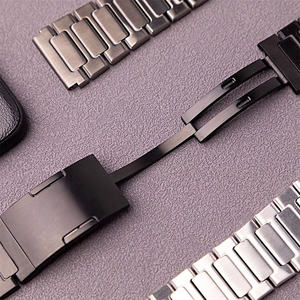 Bracelets de montre en acier inoxydable 22mm pour Samsung pour <span class=keywords><strong>Galaxy</strong></span> Watch 46mm pour <span class=keywords><strong>Galaxy</strong></span> Watch 3 45mm Gear <span class=keywords><strong>S3</strong></span> <span class=keywords><strong>Frontier</strong></span>/Classic Smartwatches - Product Image 1