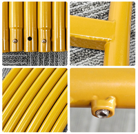 Arche de mariage modulaire en acier galvanisé - Kit d'arche pour ballons, décorations florales et toiles de fond (montage facile, prêt à la location)