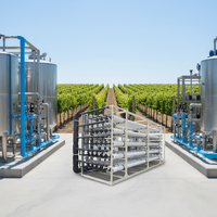 Système de purification d'eau RO en acier inoxydable, garantie 1 an, filtre à osmose inverse 20T/H pour fabricant Singapour