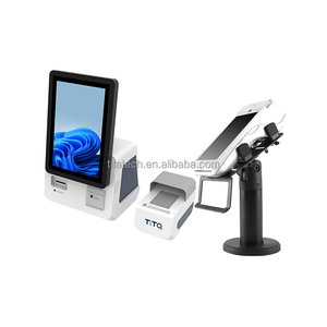 Máy Kiểm Tra Tự Phục Vụ Khách Sạn Với Bộ Phận Phân Phối Thẻ Và Máy In K80 Của Khách Hàng - Product Image 3