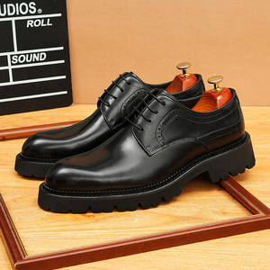 Mocasines Casuales de Cuero Genuino Hechos a Mano para Hombre, con Función de Aumento de Altura, para un Uso Cómodo y a la Moda - Product Image 5