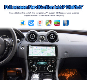 Autoradio Android 12 pouces pour <span class=keywords><strong>Jaguar</strong></span> XJ XJL 2009-2018 Stéréo Vidéo Carplay GPS Navigation Lecteur multimédia Unité principale + Panneau de climatisation - Product Image 3