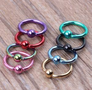 Rvs body jewelry 16 gauge nose <span class=keywords><strong>ring</strong></span> <span class=keywords><strong>BCR</strong></span> <span class=keywords><strong>penis</strong></span> tong ringen - Product Image 5