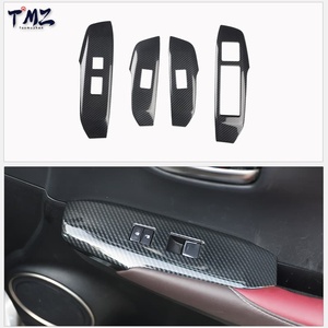 26 Stuks Zwart Koolstofvezel Interieur Trim Cover Kit Voor 2017-2020 Lexus Nx, Dashboard Deurpaneel Decoratieve Sticker Linksgestuurde - Product Image 3