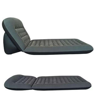 Chaise longue gonflable moderne à dossier réglable, robuste, capacité de charge de 100 kg, portable, en PVC, pliable, pour l'extérieur, le camping - Product Image 4