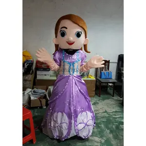 Hengyuan jubah karakter kartun Logo kustom Cosplay pesta kostum maskot Film Halloween Fantaisie Princesse