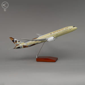 <span class=keywords><strong>Air</strong></span> Artisanat Usine En Gros Nouvelle Grande Exposition Etihad Airlines Boeing 787-9 Avion Modèle avec Support 1/150 Échelle 42cm Taille - Product Image 4