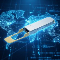 Module émetteur-récepteur optique QSFP28 SR4 100G à prix d'usine, connecteur MPO 100m pour liaison fibre optique 5G FTTH
