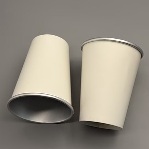 Gobelets à café jetables en papier à double paroi gaufrés de qualité supérieure, biodégradables, avec logo personnalisé, contenants isolés pour boissons chaudes - Product Image 4