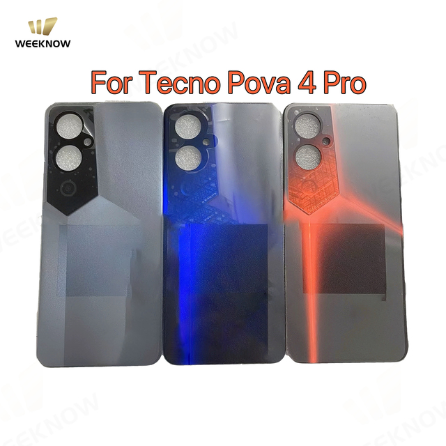 Wholesale Cell Phone Repair Parts for Tecno Pova 4pro Battery Door for Tecno CM6 Back Cover Housing