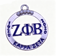 Colgante Redondo Personalizado ZPB Zeta Phi Beta, el Más Vendido, para Decoración de Collares y Pulseras, Venta al por Mayor