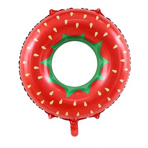 Globos Grandes de <span class=keywords><strong>Playa</strong></span>, Anillos de Natación, Palmeras, Piñas Tropicales, Decoraciones para Fiestas de Cumpleaños, Bodas con Temática de Verano - Product Image 3