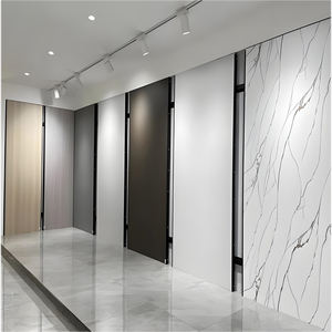 Panel de Pared Decorativo de PVC con Diseño de Mármol y Grano de Piedra UV, Moderno, de Alta Densidad Molecular, para Sala de Estar y Dormitorio, Venta al Por Mayor de Fábrica - Product Image 5