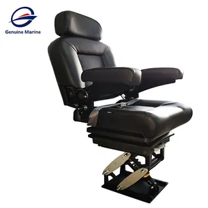 Genuine Marine Grade Swivel Folding Comfortable Luxury Deluxe Pontoon Boat Captain Seat Chair For Boats