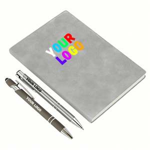 Regalo Empresarial, Cuaderno de Negocios con Cubierta Suave de Cuero PU, Impresión de Logotipo Personalizada - Product Image 1