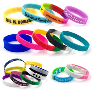 Bracelet en silicone pour enfants, dessin animé, sûr, non toxique, couleur personnalisée pour cadeau d'anniversaire - Product Image 1