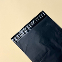 Kantong Plastik Polymailer Hitam Doff Custom Print Logo, Amplop Pos, Kemasan Pakaian, Tas Pengiriman, Polybag Bermerek