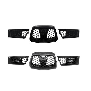 Rejilla de Repuesto para Subaru Impreza WRX STI 2006 2007, Parachoques Delantero, Negro Piano, Textura de Fibra de Carbono ABS - Product Image 2
