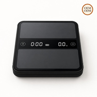   Balance à café avec minuteur, précision 0,1 g, 2 kg, balance numérique rechargeable pour expresso